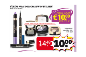 loreal paris oogschaduw of eyeliner