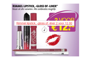 rimmel lipstick  gloss of  liner