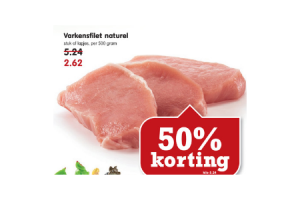 varkensfilet naturel