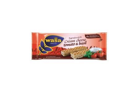 wasa sandwich cream cheese tomato  basil