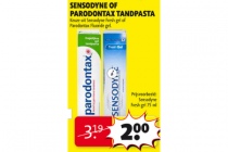 sensodyne of parodontax tandpasta