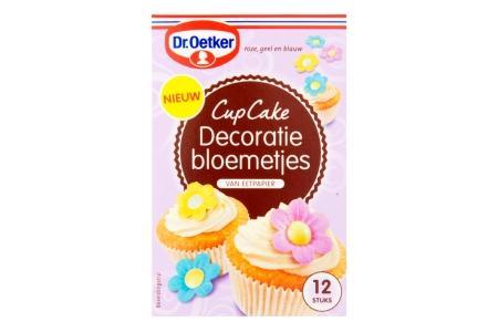 dr. oetker cupcakes decoratie bloemen