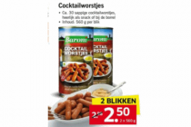 barom cocktailworstjes blik 560g
