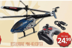 bestuurbare mini helicopter