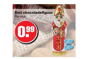 sint chocoladefiguur