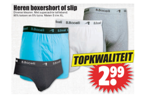 heren boxershort of slip