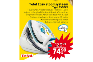 easy stoomsysteem type gv5225
