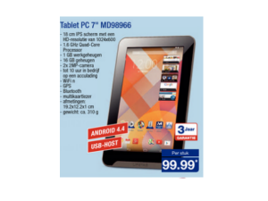 tablet pc 7 md98966