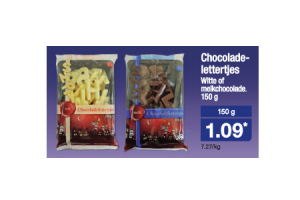 chocoladelettertjes