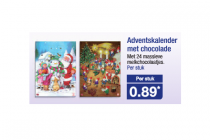 adventskalender met chocolade