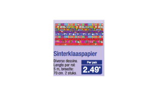 sinterklaaspapier