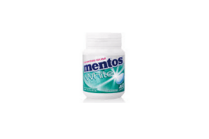 mentos gum white green mint 40 stuks