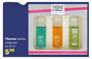 therme badolie cadeauset 3 x 20 ml