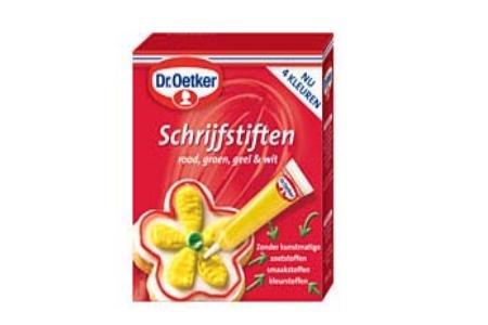 dr. oetker schrijfstiften