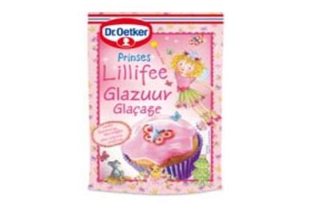 dr. oetker gebaksglazuur prinses lilly fee