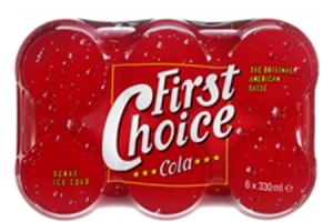 first choice cola 6pack 6x 33cl