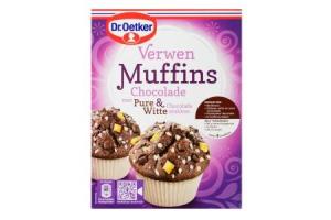 dr. oetker verwen muffins met chocolade