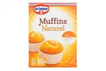 dr. oetker muffins naturel