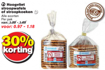 hoogvliet stroopwafels of stroopkoeken