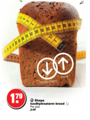 shape koolhydraatarm brood