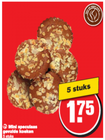 mini speculaas gevulde koeken