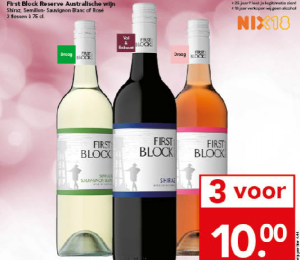 first block reserve australische wijn