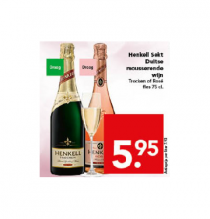 henkell sekt duitse mousserend wijn