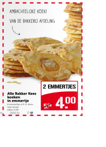 alle bakker kees koeken in emmertje