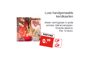 luxe handgemaakte kerstkaarten