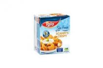 iglo zeevruchten sea fresh scampis crispy