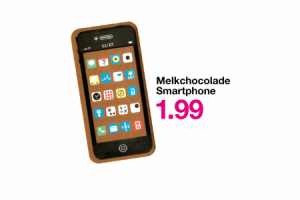 melkchocolade smartphone