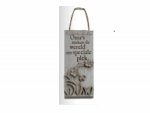 driftwood plaque smalle plaque oma