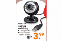 webcam met led verlichting