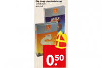 de heer chocoladeletter