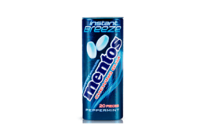 mentos gum instant breeze peppermint