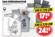 luxe dekbedovertrek