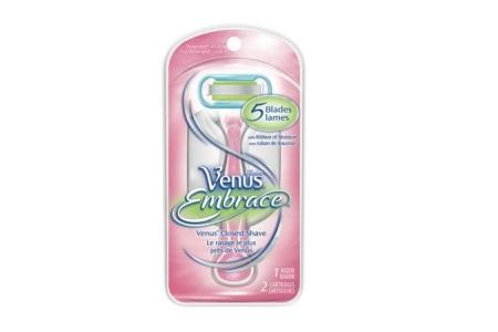 gillette venus embrace razor in pink