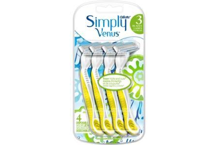 gillette venus simply venus razors in yellow