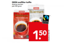 snelfilter koffie