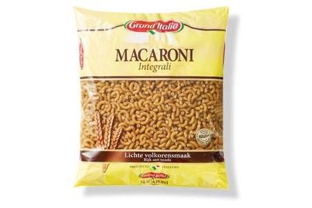 granditalia pasta volkoren macaroni integrali