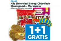 alle sinterklaas snoep chocolade strooigoed of marsepijn