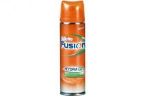 gillette fusion hydragel gevoelige huid