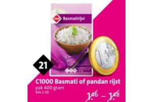 c1000 basmati of pandan rijst