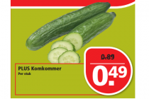 plus komkommer