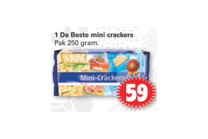 de beste mini crackers