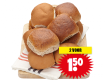 zachte witte of bruine bollen