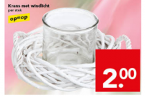 deen krans met witlicht