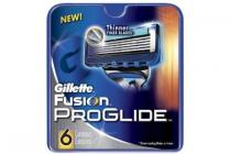 gillette fusion proglide manual scheersysteem losse scheermesjes 6