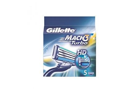 gillette mach 3 turbo scheersysteem losse scheermesjes 5