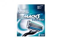 gillette mach 3 turbo scheersysteem losse scheermesjes 8